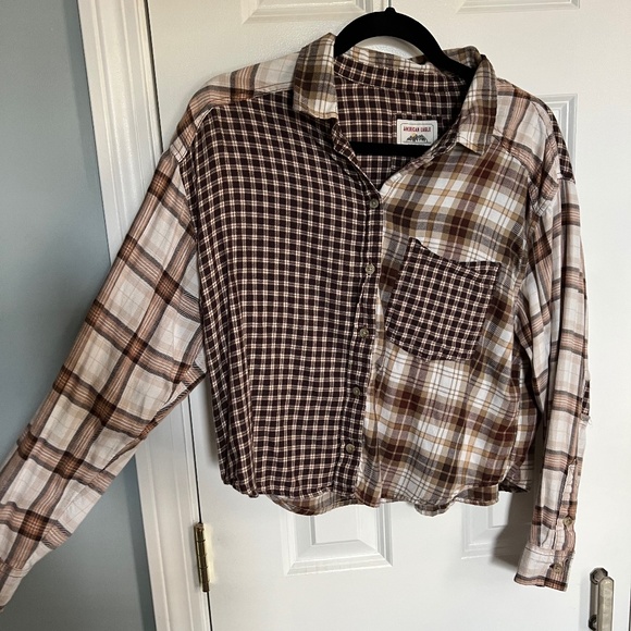 American Eagle Multi Tone Flannel - Picture 1 of 3